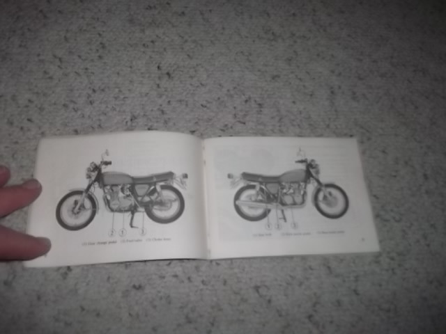 Honda CB550F  Original Owner's Manual in Other in City of Toronto - Image 3