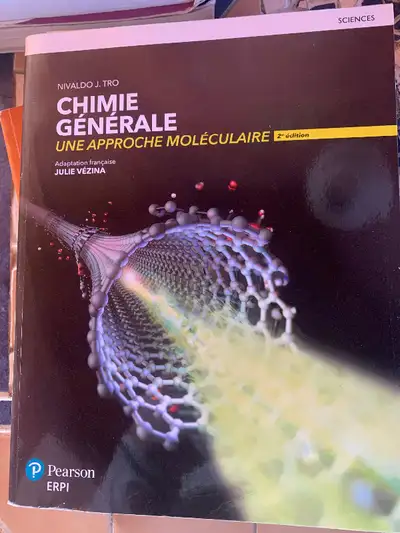 Livre Cégep Chimie générale une approche moléculaire 2e ed, View more