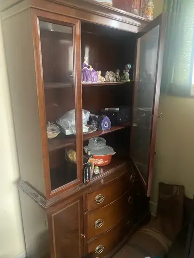 Mahogany China Cabinet, View more