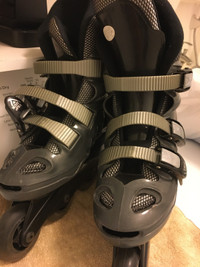 Rollerblades size 6, 78A  72mm, color dark gray