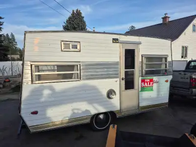1967 scamper single axle trailer 15ft total length. 2200 lbs, new tires, bearings serviced, brakes l...