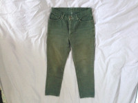 Vintage EDWIN green denim jeans ladies 29 inch waist ladies jean