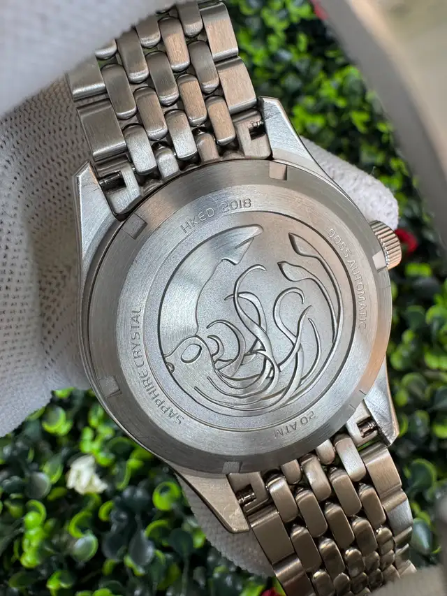 HKED / EMG NEMO Automatic 40mm Men’s Diver Watch – White Dial ...