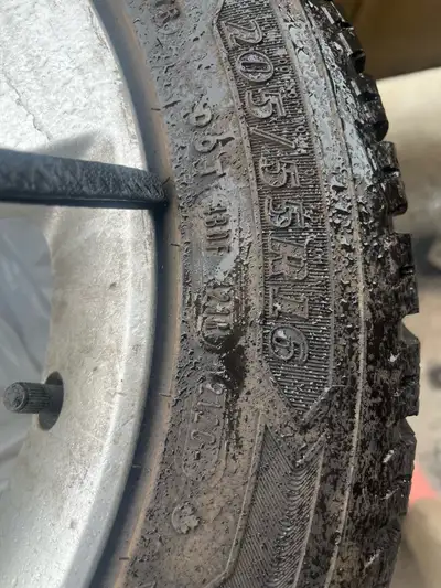 Title: Goodyear WinterCommand Winter Tires on Alloy Rims – 205/55R16 – Off 2021 Toyota Corolla Price...