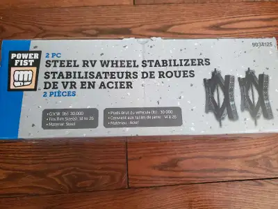 Brand new/never used wheel stabilizers. Set of two.