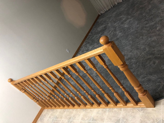 Real Oak  Railing Piece $55 in Other in Prince Albert - Image 2