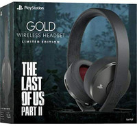 Sony THE LAST OF US PART 2 Gold Gaming wireless Headset on SALE!