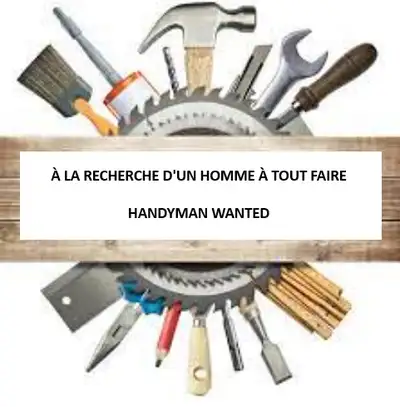 Offre d’emploi - Homme à tout faire / Job offer - Handyman ENGLISH BELOW LASALLE / LACHINE – Homme à...