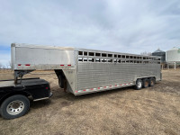 2014-28ft Travalong Aluminium Livestock Trailer 