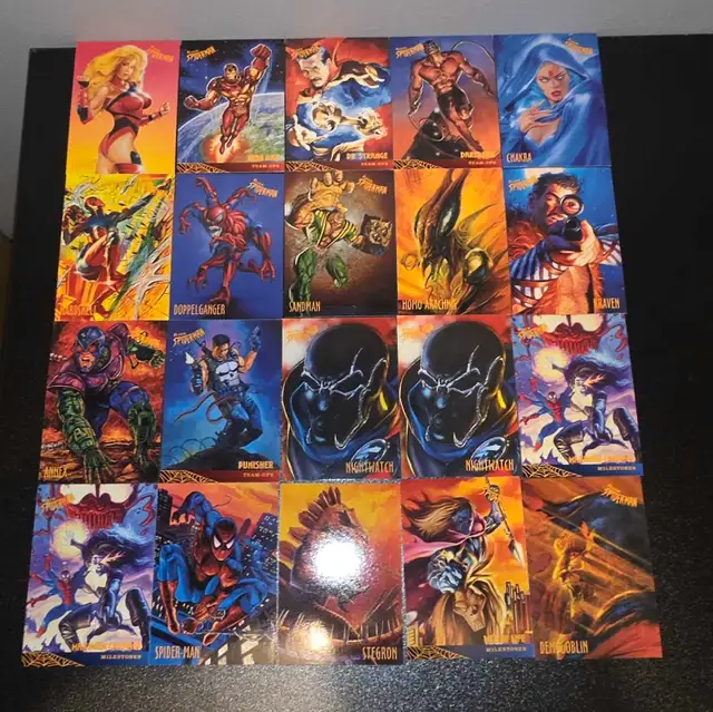 260+ Trading Cards Buffy Spider-Man Power Rangers Goosebumps Bat in Arts & Collectibles in Calgary - Image 4
