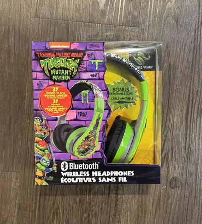 TMNT Bluetooth headphones, View more