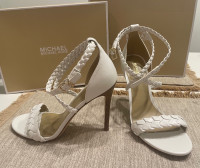 Braided faux leather sandals (Michael Kors)