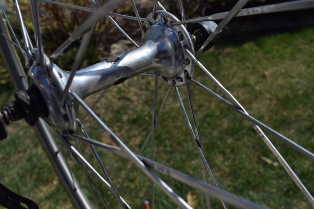 Wolber / Campagnolo Tubular wheelset in Frames & Parts in Calgary - Image 4