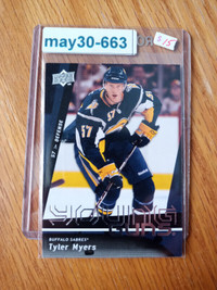 2009-10 Upper Deck 214 Tyler Myers RC Young Guns Buffalo Sabres