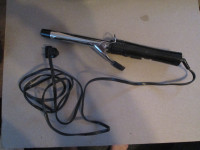 Pro curling iron with manual