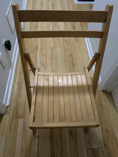 Simple, fold up chair for sale!, View more