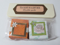 Hand crafted nite/tea lites in a gift box