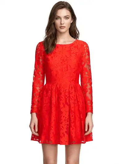 Red Lace Dress (S), View more