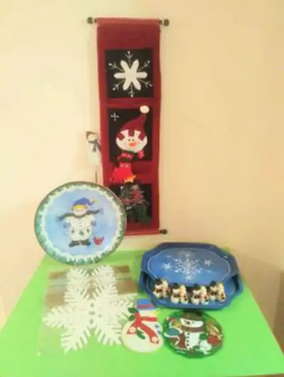 Snowman & Snowflake Decorations & Tableware - Pack of 14 , View more