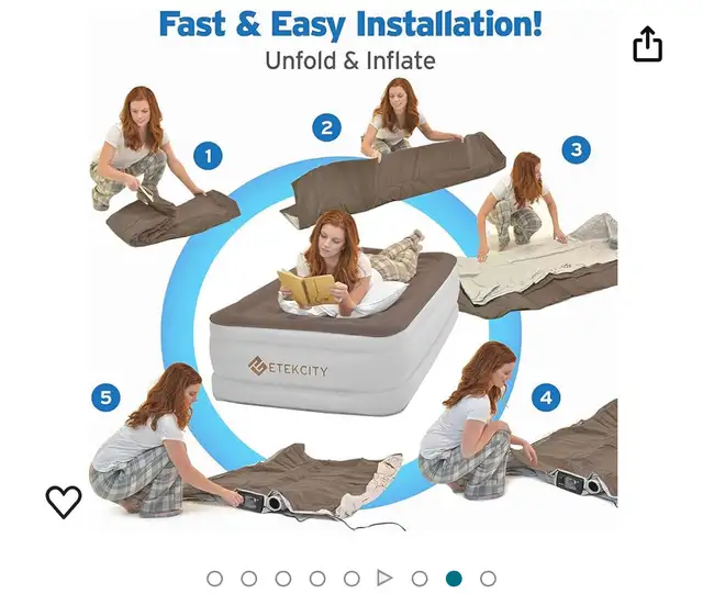 Air Mattress in Bedding in City of Toronto - Image 6