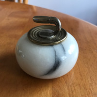 Miniature Marble Curling Rock Stone Paperweight
