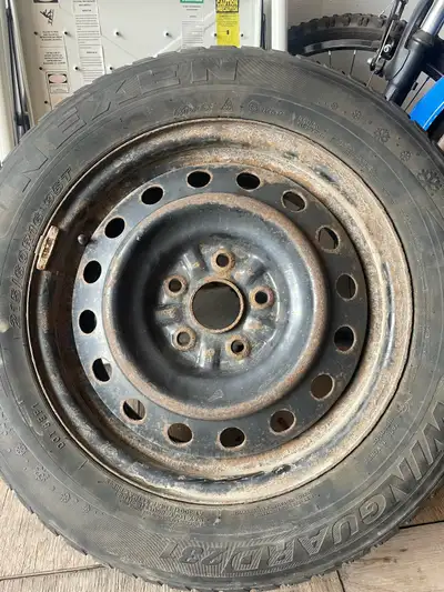 GUC Nexen Winter Tires on rims. 215/60R/16. They were used on a 2012 Toyota Camry but got a new car...