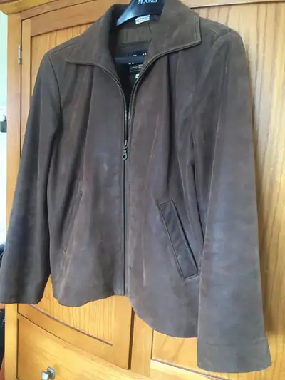 Unisex Nubuck leather jacket, View more