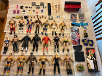 20 WWE Action Figures, Accessories Mattel Elite Ultimates jakks