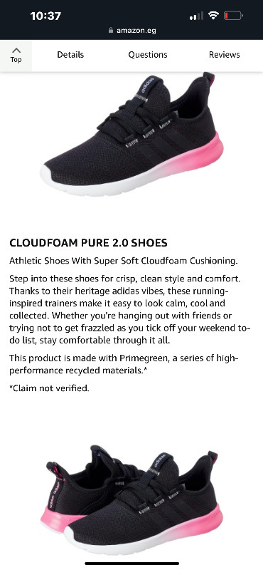 Adidas Cloud Foam Pure 2.0 in Women's - Shoes in Edmonton - Image 3