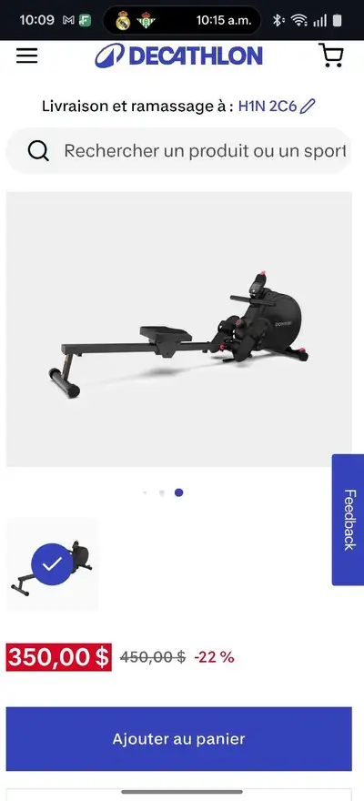 rameur domyos décathlon, View more