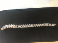 Vintage  Sterling Silver charm bracelet - no charms