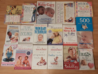 PREGNANCY, BABY, TODDLER, CHILD, & NEW MOMS BOOK & MAGAZINE LOT