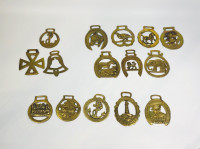 4. Vintage horse & windmill brass harness medallions - Lil Dusty