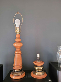 Lampe et chandelier en bois d'érable de marque Roxton