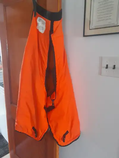 Stihl chainsaw chaps worn a couple times. Like new condition other than a few light stains. $65