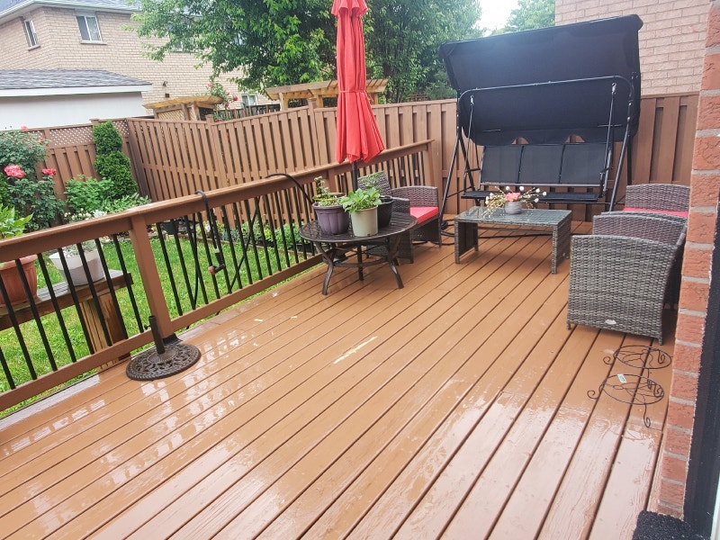 3 piece patio set with Umbrella and swing Patio & Garden Furniture