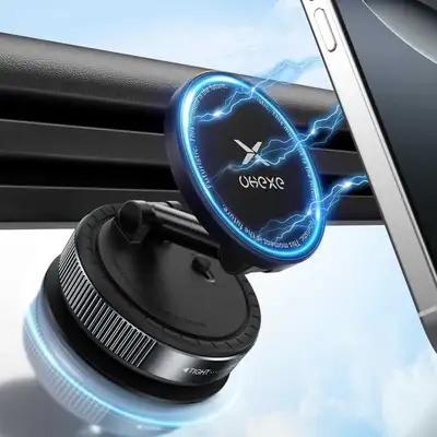 Vacuum Magnetic Phone Holder for Car 360 Adjustable 96LBS Ult, View more