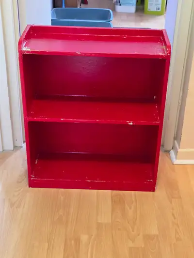 Wooden Bookcase - Red, View more