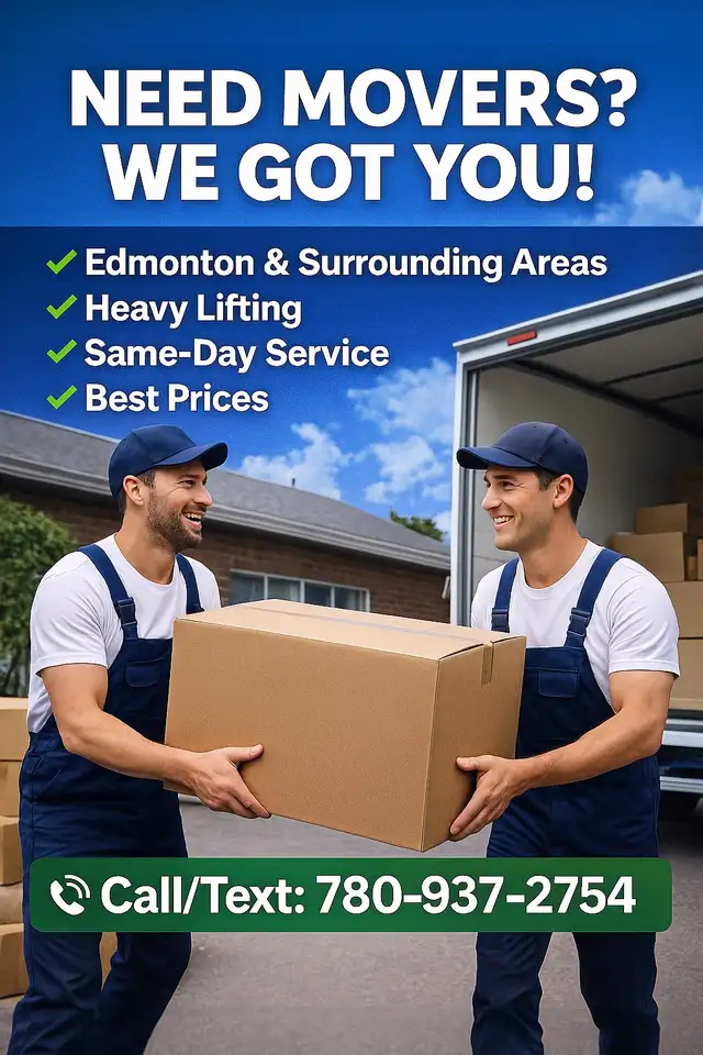 Edmonton Movers – Heavy Lifting, Loading & Unloading64684037355523120