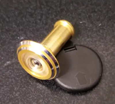 Peep-hole almost 180 degree observation, View more