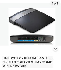 Netgear Network Switch &Linksys Dual-Band Wi-Fi Router