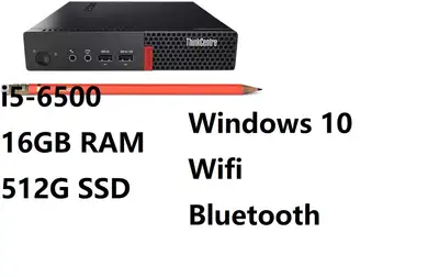Lenovo Tiny Desktop i5/16GB/512G SSD Windows 10 Office 2019 Wifi, View more