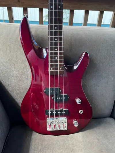 Bass Guitar Red, View more