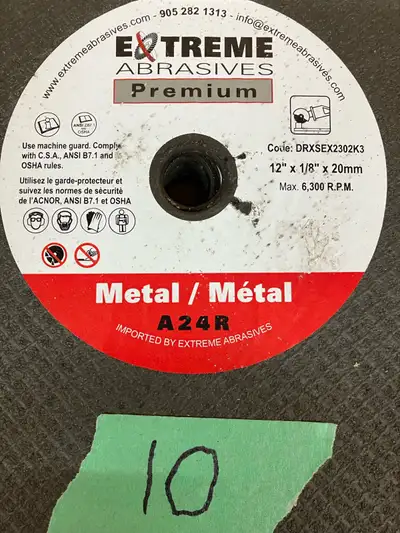 12” Metal blades, View more