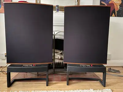 Quad ESL 63 Electrostatic Speakers - Stands Included, View more