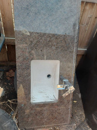 Granite bathroom sink combos 