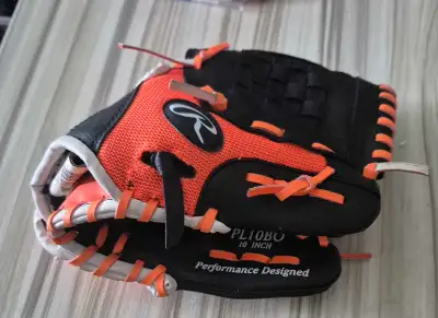 Rawlings Players Series 10" youth baseball glove. , View more