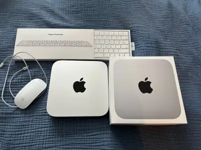 Gently used Mac mini. Works perfect. No longer need as I upgraded to an M4 Mac mini. Includes origin...