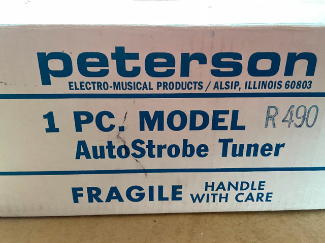 Peterson Model 490 Autostrobe Tuner in Pro Audio & Recording Equipment in City of Toronto - Image 2