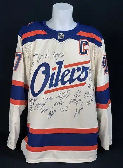 2025/2026 Edmonton Oilers signed Jersey, View more